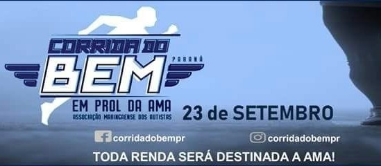 Recursos da 2ª Corrida do Bem irão para AMA