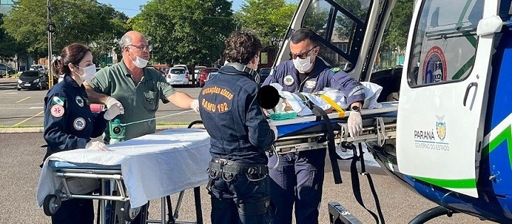 Criança de 2 anos é atropelada por van do transporte escolar em Marialva