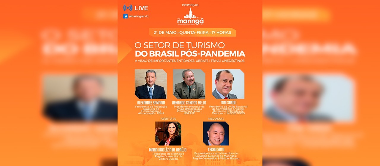 Em live, especialistas debatem o turismo pós-pandemia