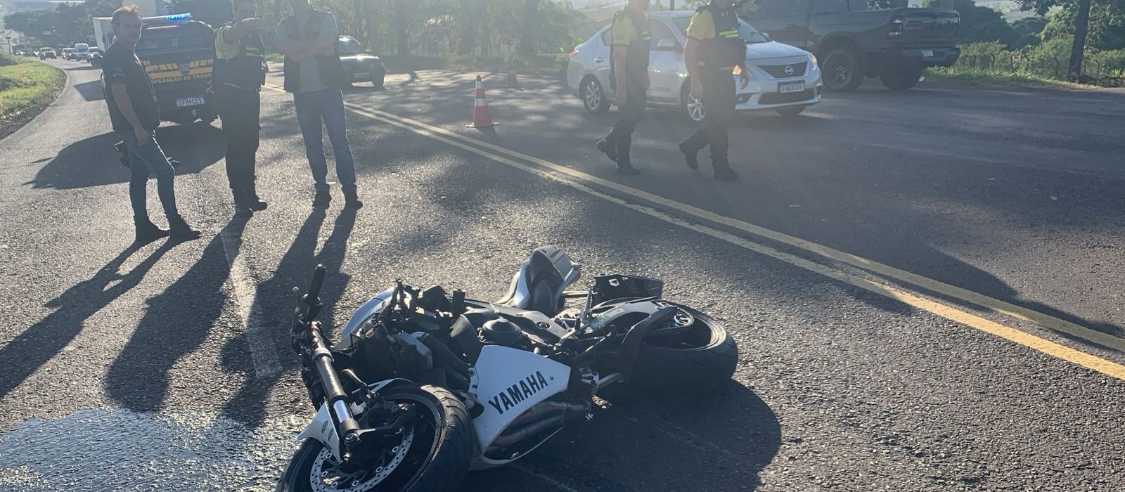 Motociclista e pedestre morrem em acidente no Contorno Sul