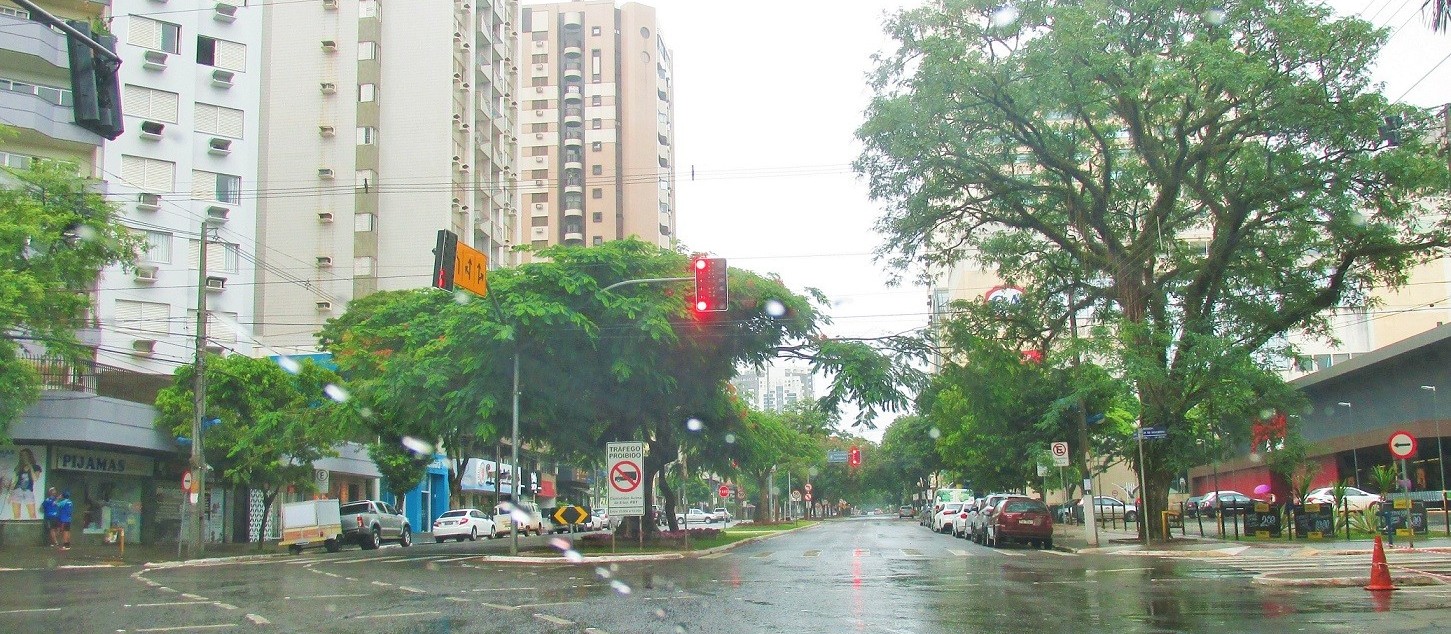 Segunda-feira (8) será chuvosa em Maringá; máxima não deve passar dos 20º C