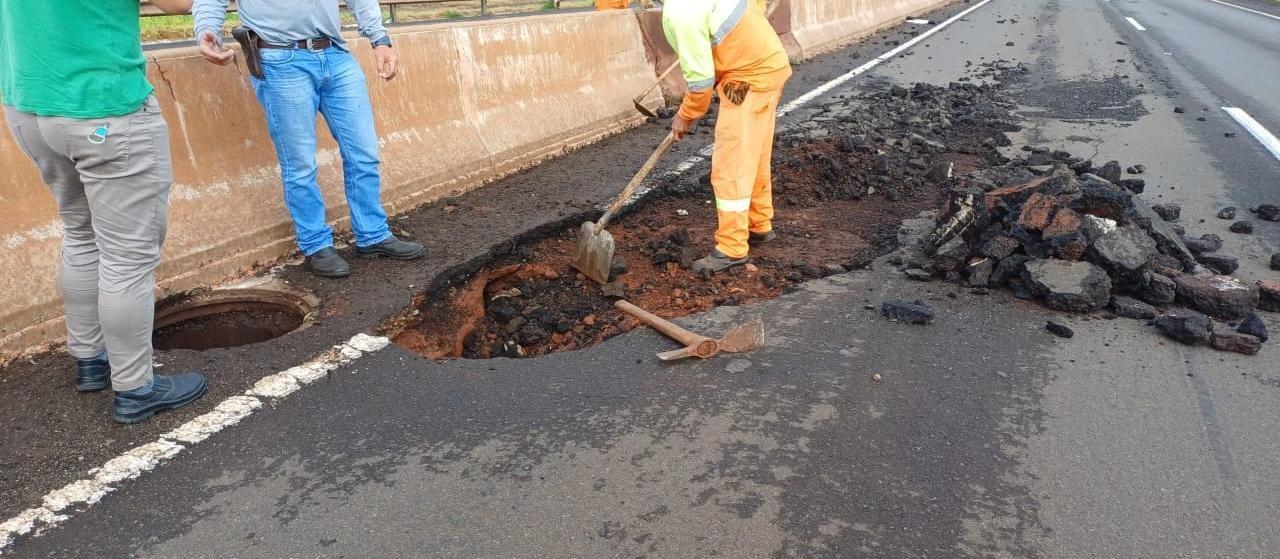 Trecho interditado do Contorno Norte é liberado parcialmente