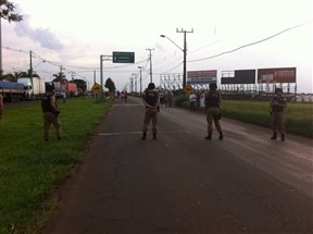 Vigilantes de empresas de transportes de valores estão em greve no Paraná