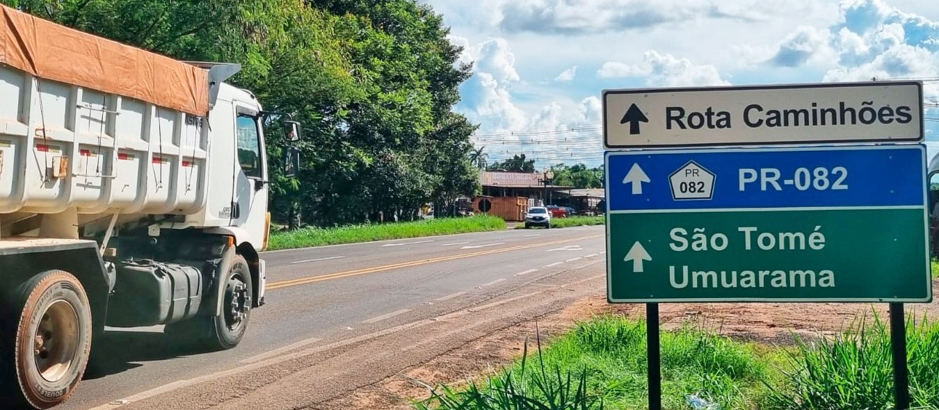 Caminhões têm novo itinerário em Cianorte