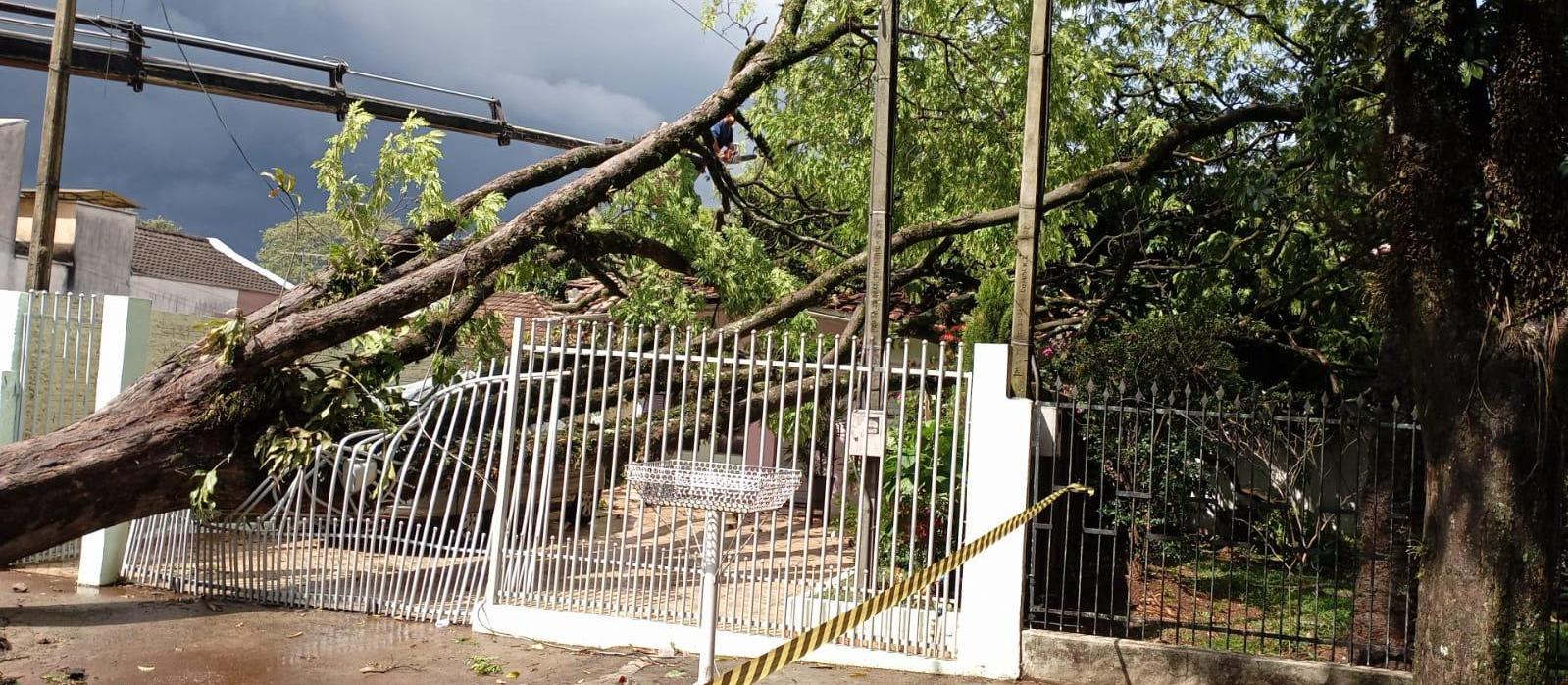 Temporal provoca estragos em Mandaguari