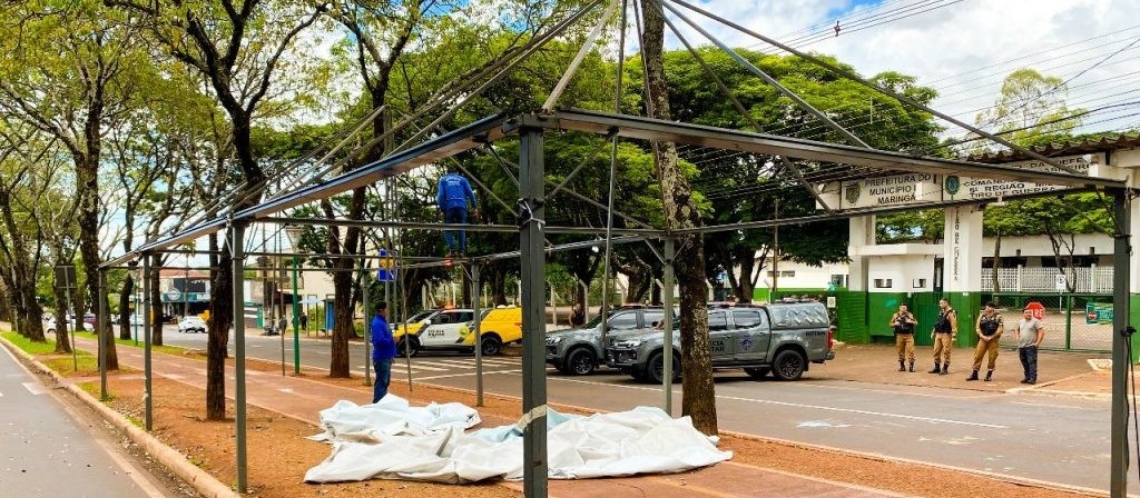 Após decisão judicial, acampamentos são desmontados em Maringá