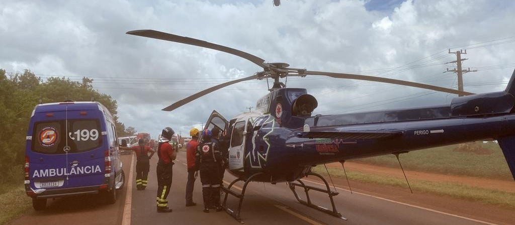  Viatura da PRF se envolve em acidente BR-369 entre Juranda e Ubiratã