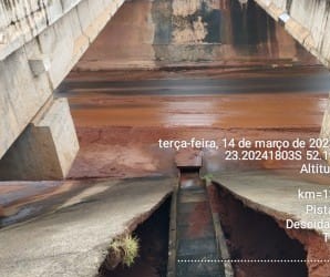 Dnit divulga fotos de manutenção em viaduto com risco de desmoronamento