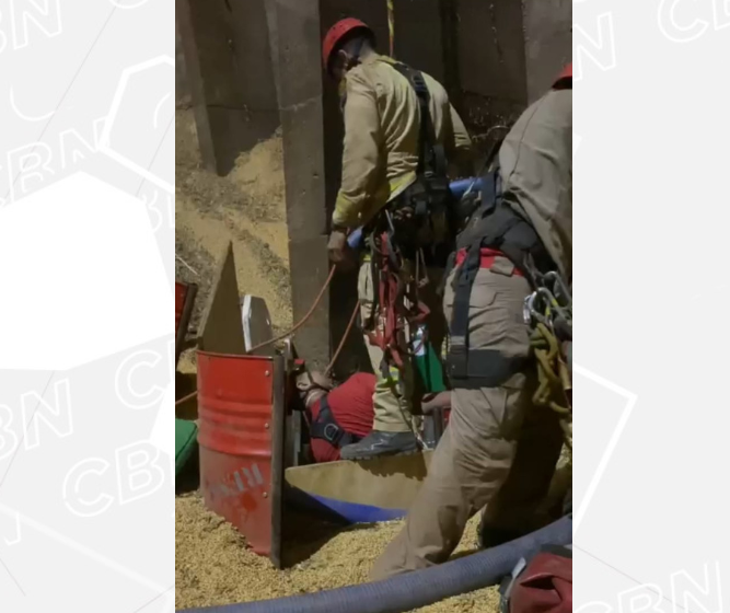 Trabalhador é resgatado com vida de silo em cooperativa de Maringá