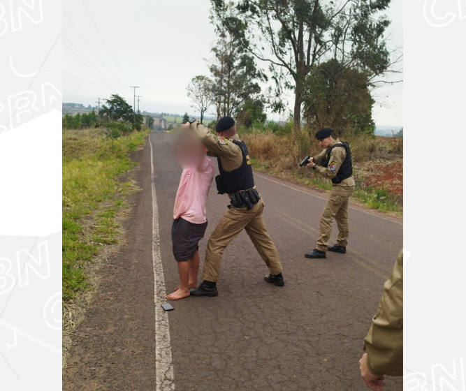 Homem coloca fogo em mata de Cianorte e é preso