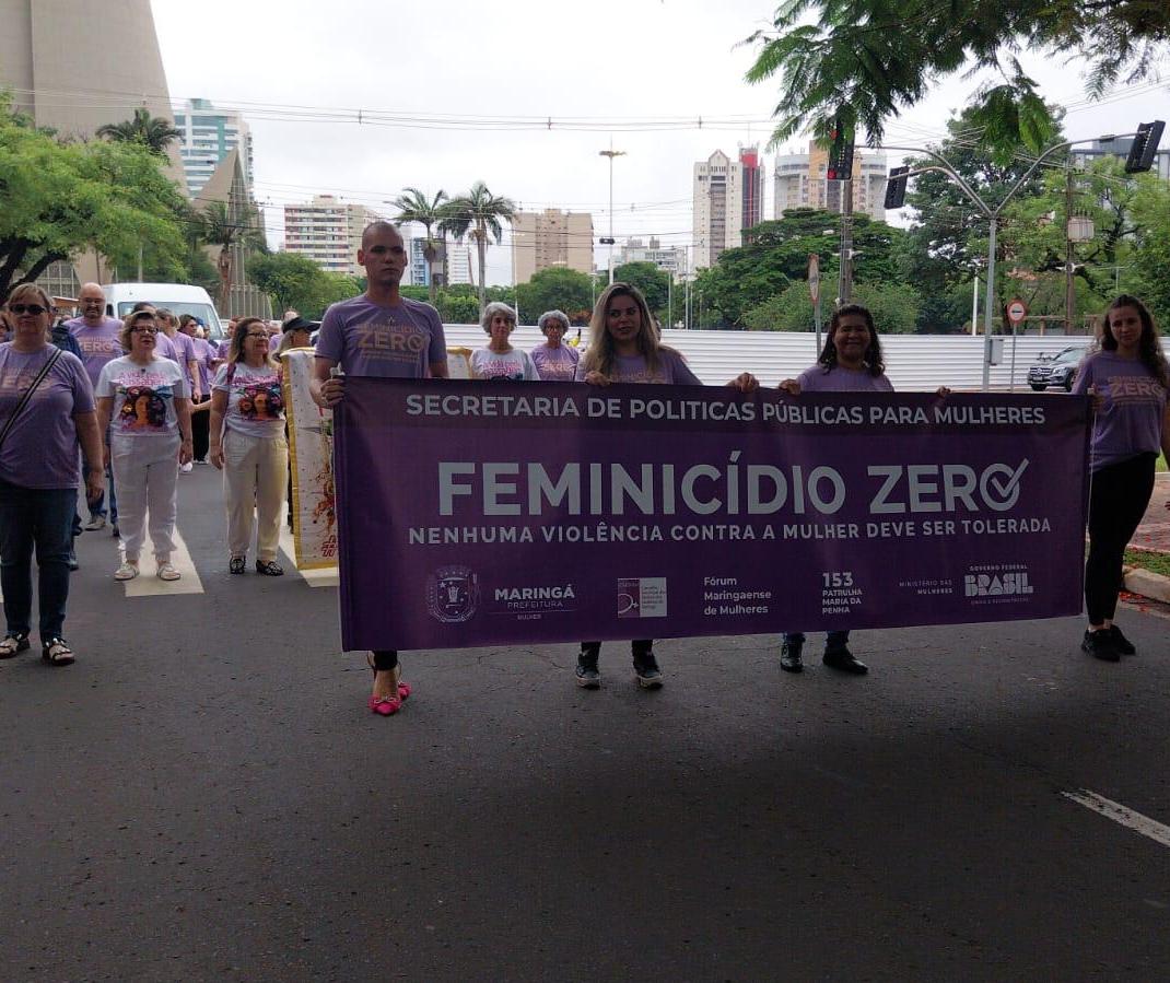 Caminhada marca luta pelo Feminicídio Zero