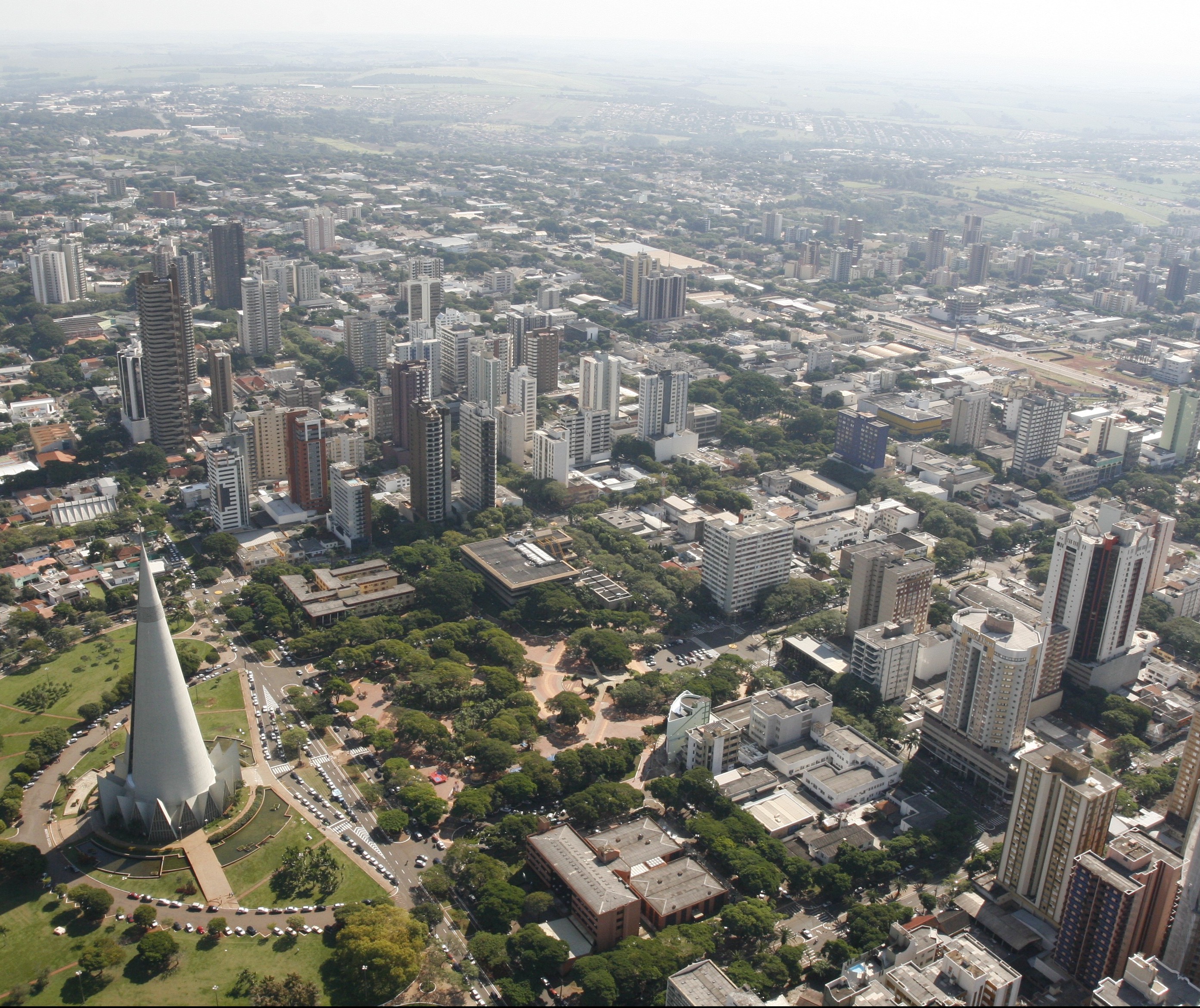 Crescimento populacional de Maringá é concêntrico