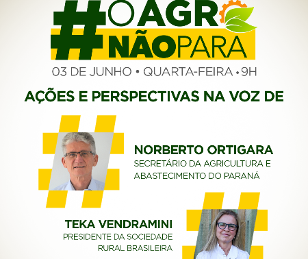 #OAgroNãoPara discute o momento atual e perspectivas para o setor do agronegócio