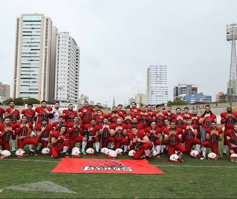 Maringá Pyros é campeão da conferência oeste e avança no Paranaense de Futebol Americano