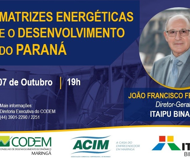 Codem promove palestra sobre matrizes energéticas