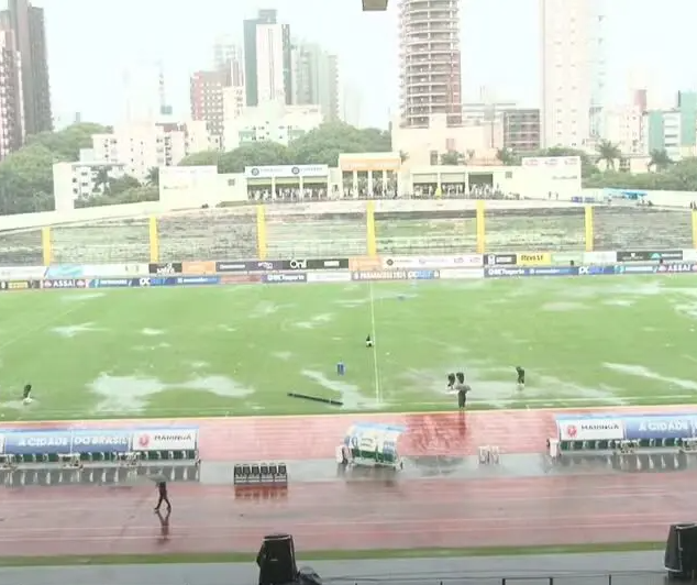 Duelo entre Maringá FC e Anápolis tem previsão de muita chuva