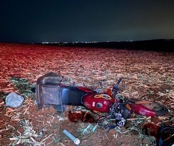 Mecânico morre em estrada da região ao cair de moto e bater contra barranco