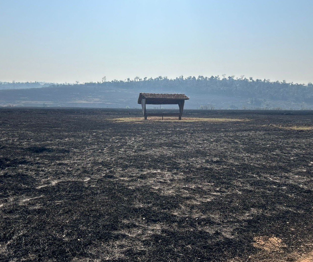 Helicóptero do IAT vai reforçar combate a incêndio florestal