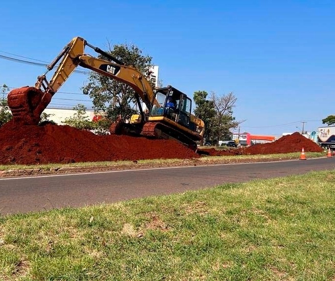 Trabalhos da obra do novo Trevo Catuaí são iniciados