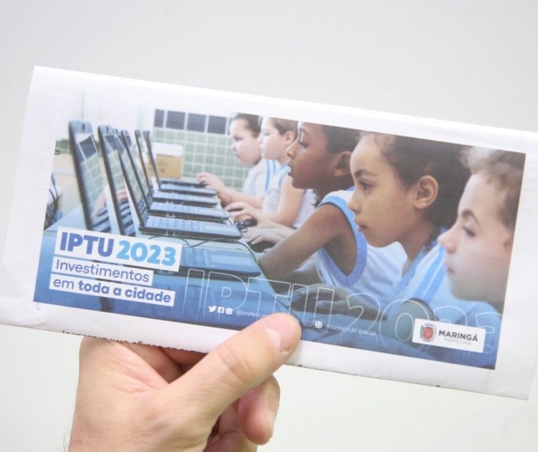 Maringá já arrecadou 70% do valor estimado do IPTU 2023