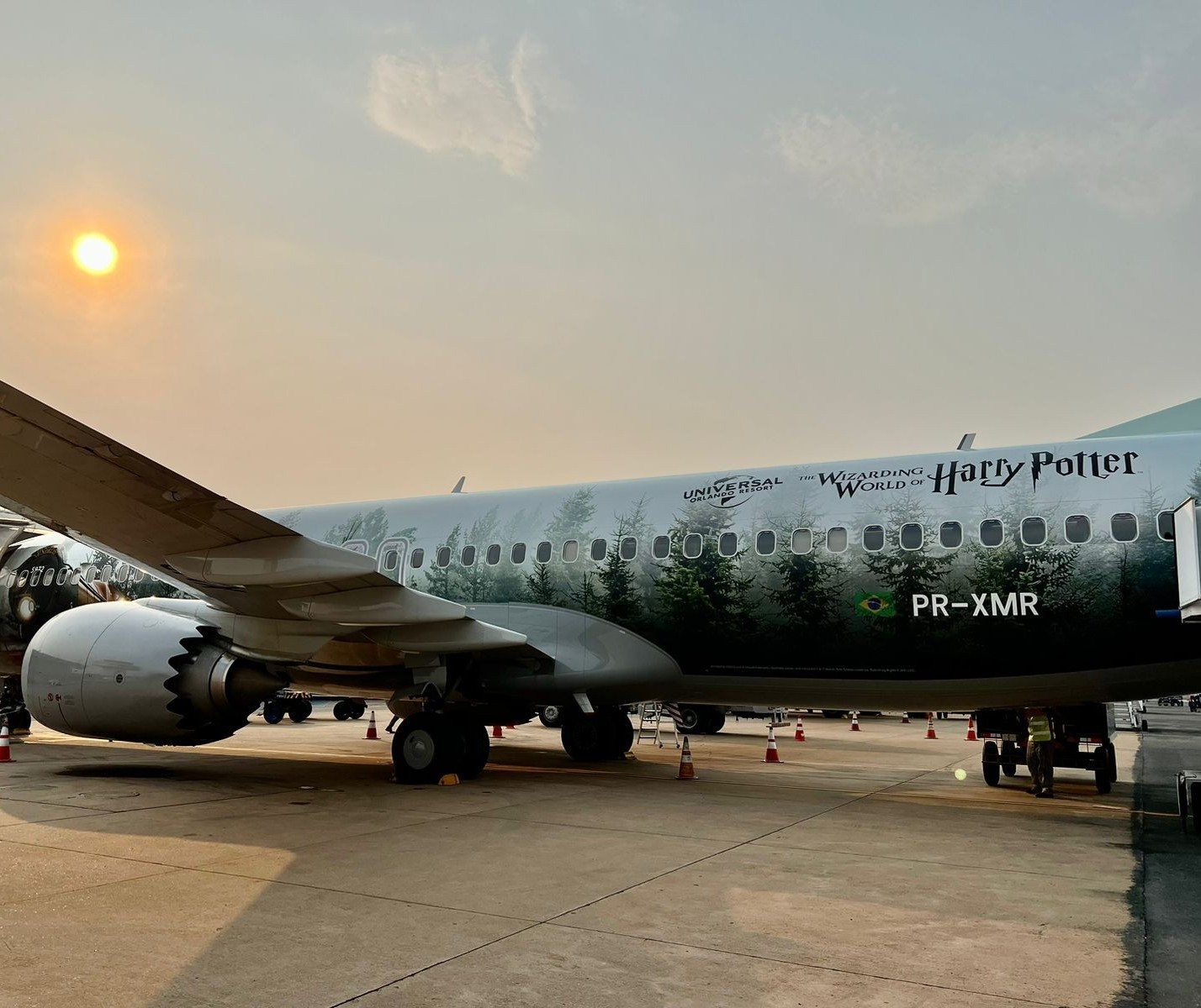 Avião do ‘Harry Potter’ pousa em Maringá