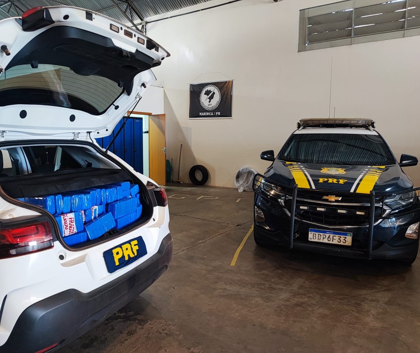 Carro que transportava meia tonelada de maconha é apreendido em Maringá